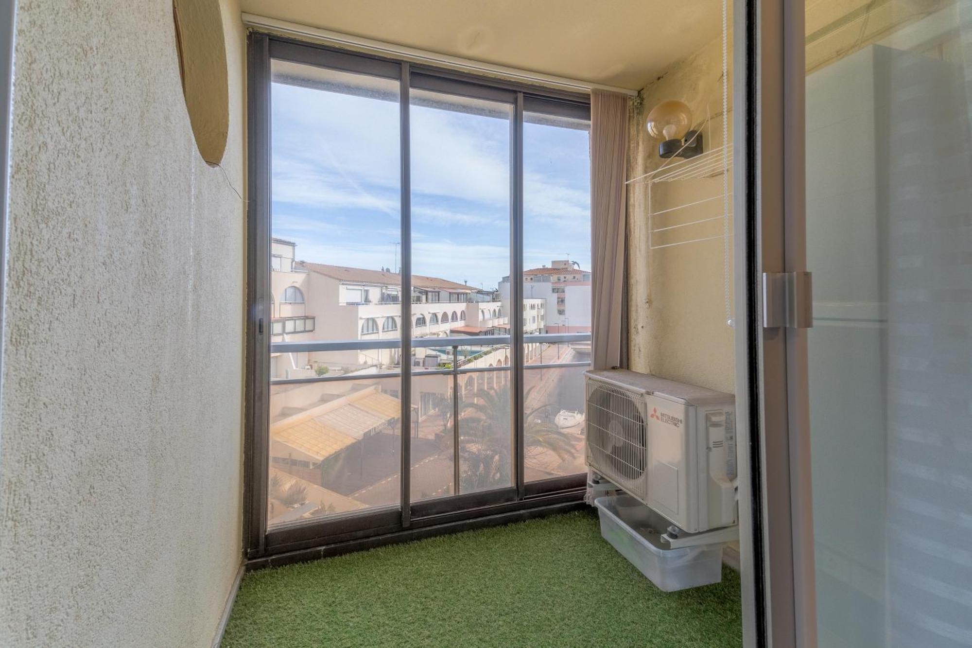 Appt T2 Cabine Clim Parking Privee Vu Mer Sète Buitenkant foto